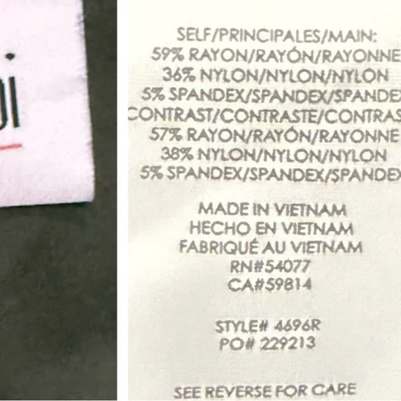 CAbi Green Wide Leg Pants High-Waisted Utility - Picture 5 of 5